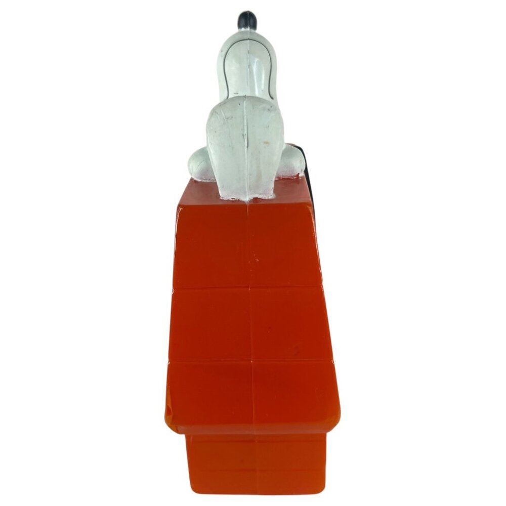 Vintage Snoopy On Red Doghouse Piggy Bank Chex Party Mix Plastic Peanuts - Picture 3 of 12